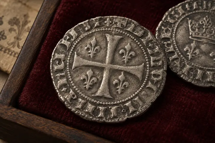Monnaie médiévale française en argent
